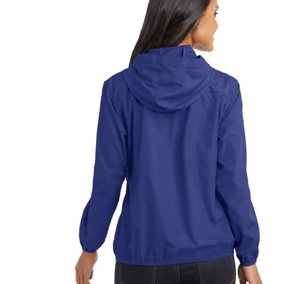 Port Authority Hooded Jacket Windbreaker Jacket - Picture 2 of 8